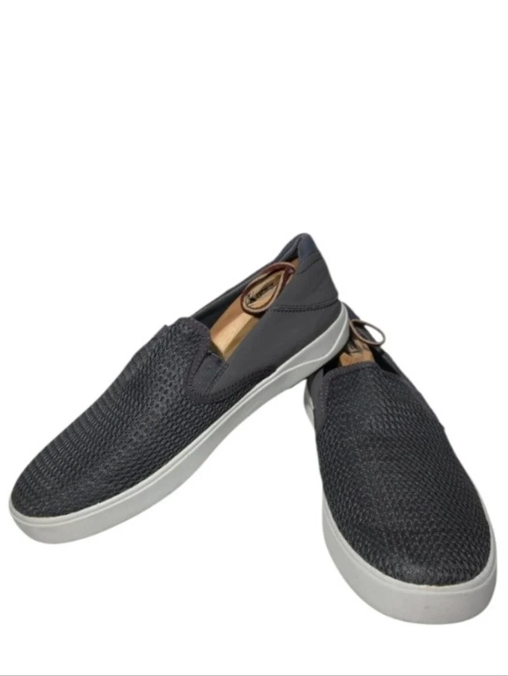 OluKai Men's Slip-On Shoes Size 9 Mesh Gray Comfort Casual Loafers